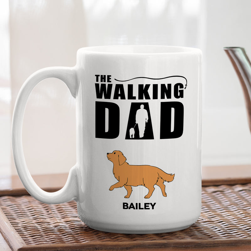 The Walking Dad - Personalized Custom Coffee Mug