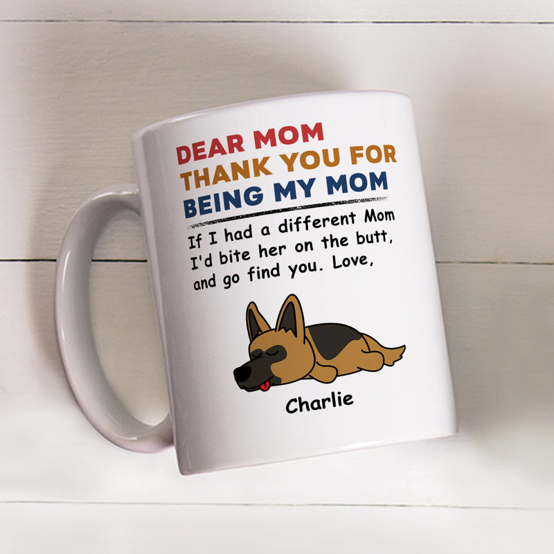 Bite Him On The Butt, Personalized Accent Mug, Gift For Dog Lovers -  PersonalFury