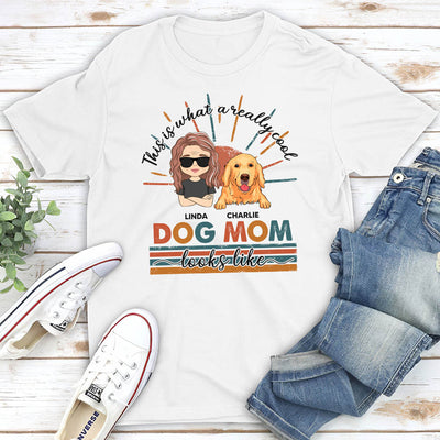 Cool Dog Mom/Dad - Personalized Custom Unisex T-shirt