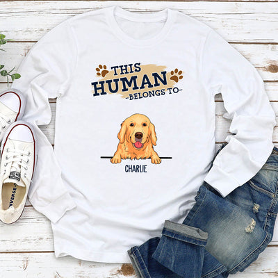 The Human - Personalized Custom Long Sleeve T-shirt