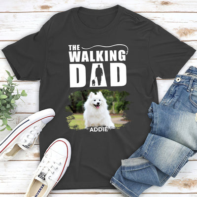 The Walking Dad - Personalized Custom Premium T-shirt