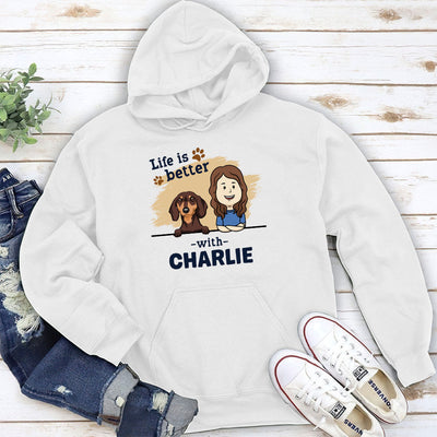 With Dog – Personalized Custom Hoodie