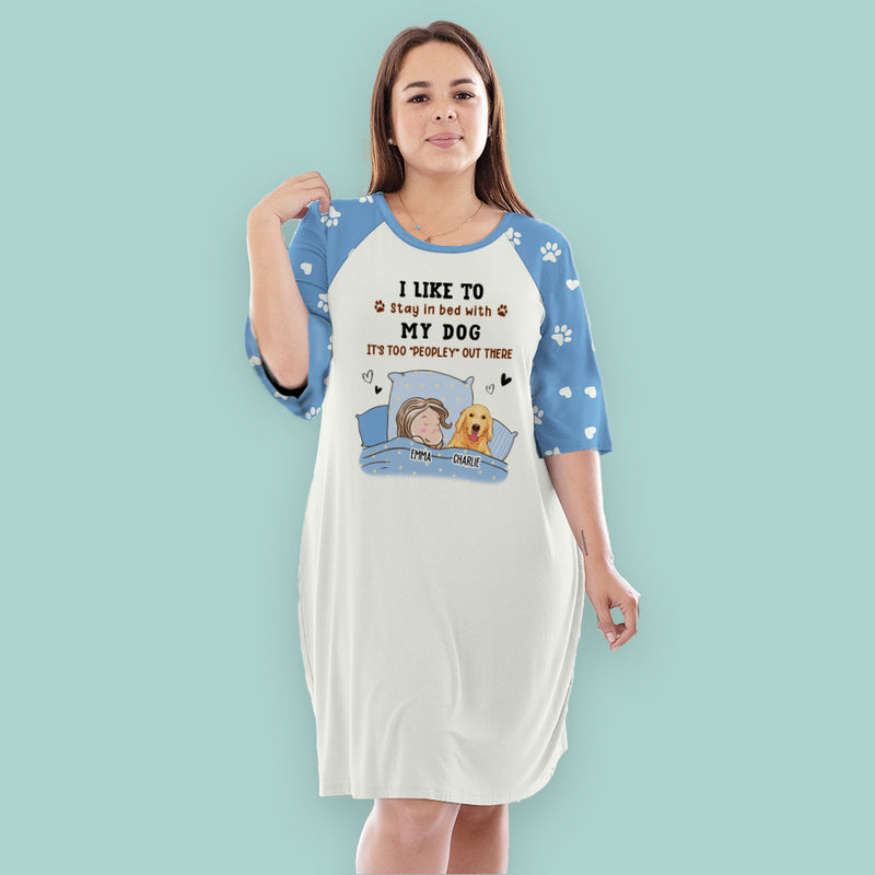 Peopley Out There - Personalized Custom 3/4 Sleeve Dress