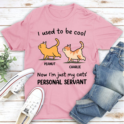 Just My Cat Servant - Personalized Custom Unisex T-Shirt