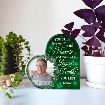 Hearts And Minds - Personalized Custom Acrylic Plaque