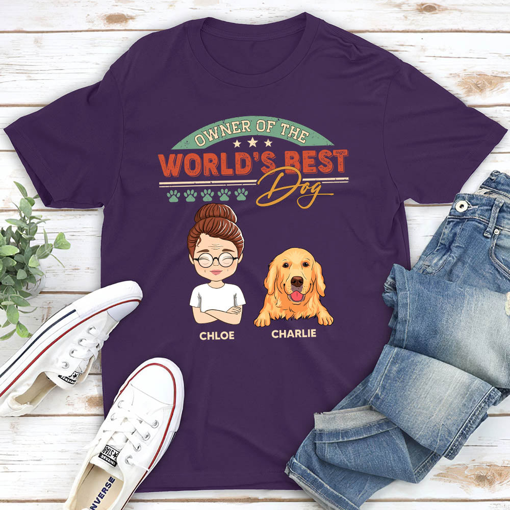 World’s Best Dog - Personalized Custom Unisex T-shirt