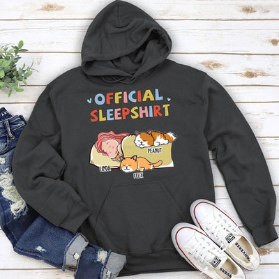 Sleeping Cat Sleepshirt - Personalized Custom Hoodie