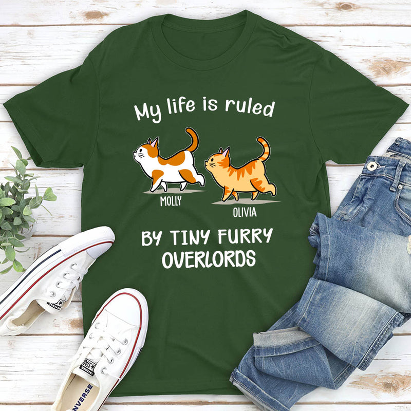 My Life Is Ruled By Cats - Personalized Custom Unisex T-shirt