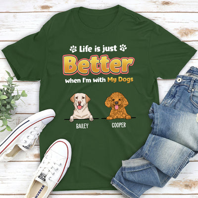 No Best Only Better - Personalized Custom Unisex T-shirt