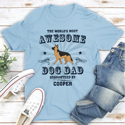 Most Awesome Dad - Personalized Custom Unisex T-shirt