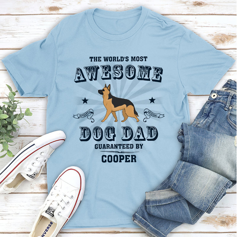 Most Awesome Dad - Personalized Custom Unisex T-shirt