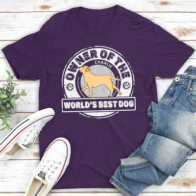 Best Dog Ever - Personalized Custom Unisex T-shirt