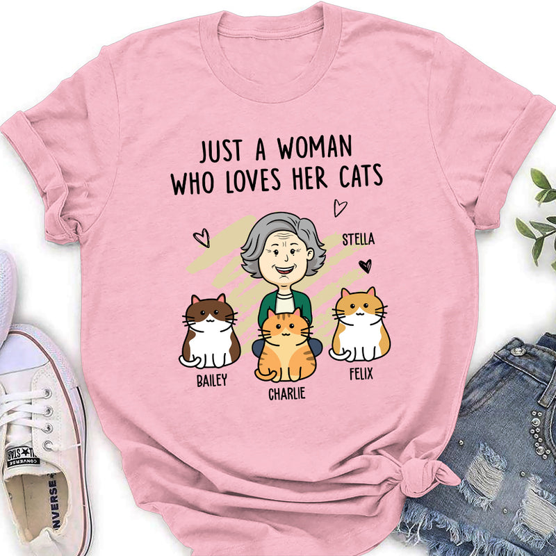 Woman With Cats - Personalized Custom Women&