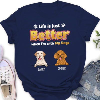 No Best Only Better - Personalized Custom Women's T-shirt