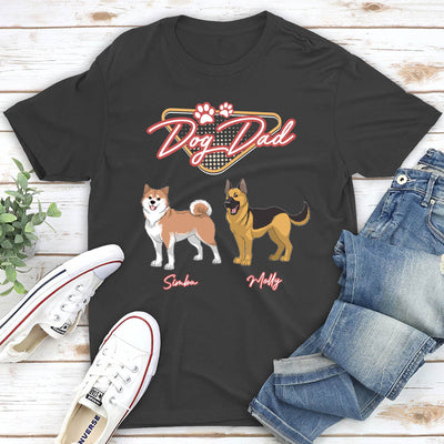 Dog Mom Dad - Personalized Custom Unisex T-shirt