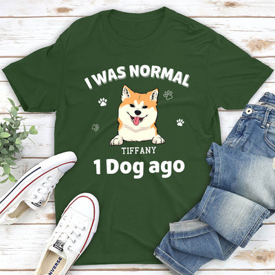 I Was Normal - Personalized Custom Unisex T-shirt