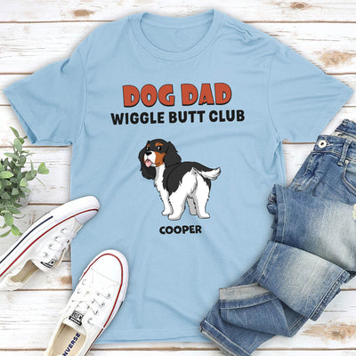 Wiggle Butt Club 2 - Personalized Custom Unisex T-shirt