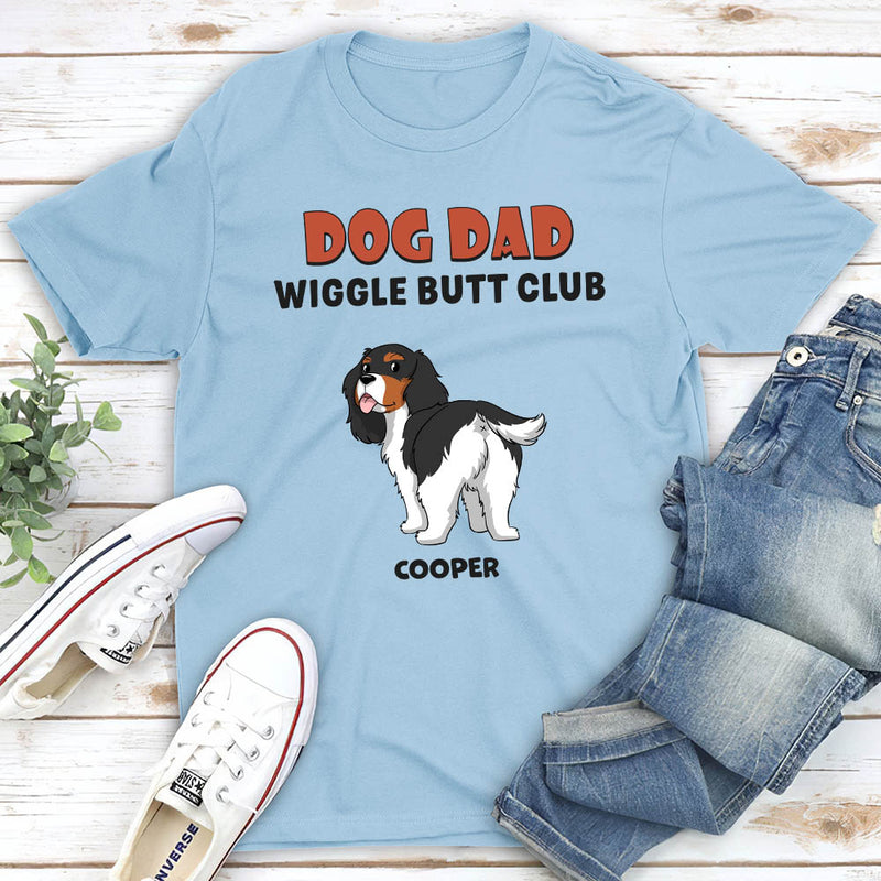 Wiggle Butt Club 2 - Personalized Custom Unisex T-shirt