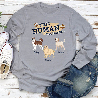 This Human - Personalized Custom Long Sleeve T-shirt