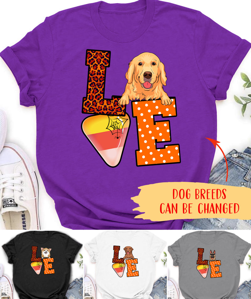 Love Halloween Dog - Personalized Custom Unisex T-shirt