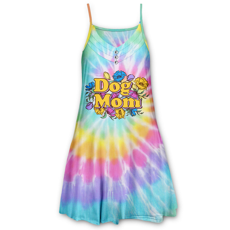 Dog Mom Rainbow - Strap Dress