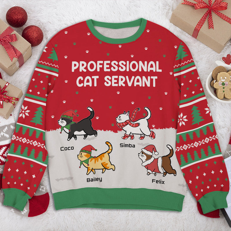 Cat Servant - Personalized Custom All-Over-Print Sweatshirt