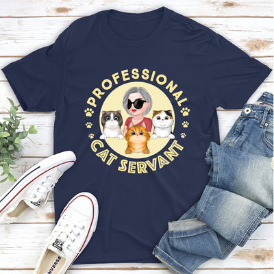 Professional Cat Servant 2 - Personalized Custom Unisex T-shirt