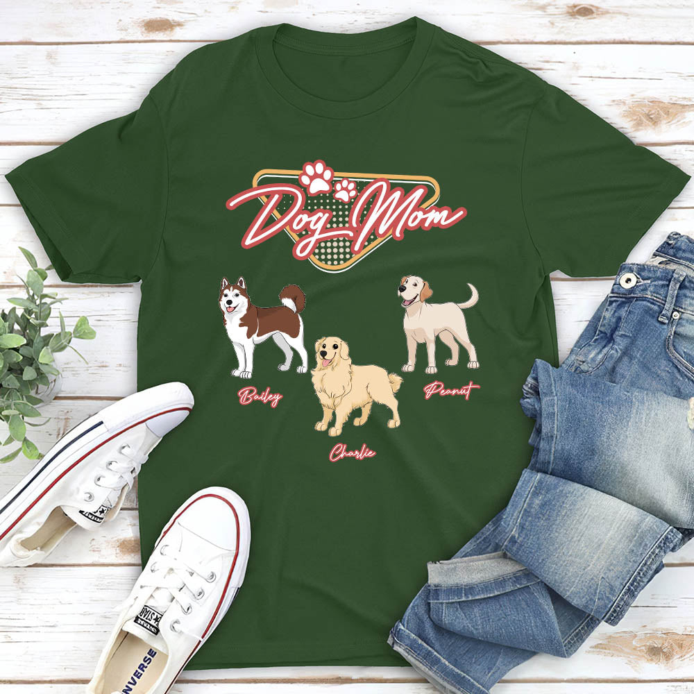 Dog Mom Dad - Personalized Custom Unisex T-shirt 