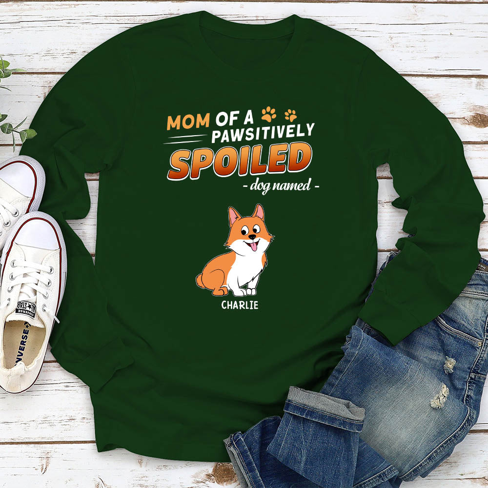 Pawsitively Spoiled Dogs - Personalized Custom Long Sleeve T-shirt