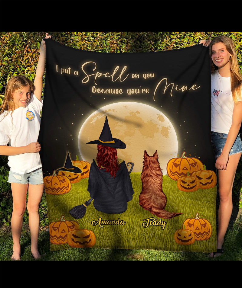 Halloween Dog - Personalized Custom Blanket