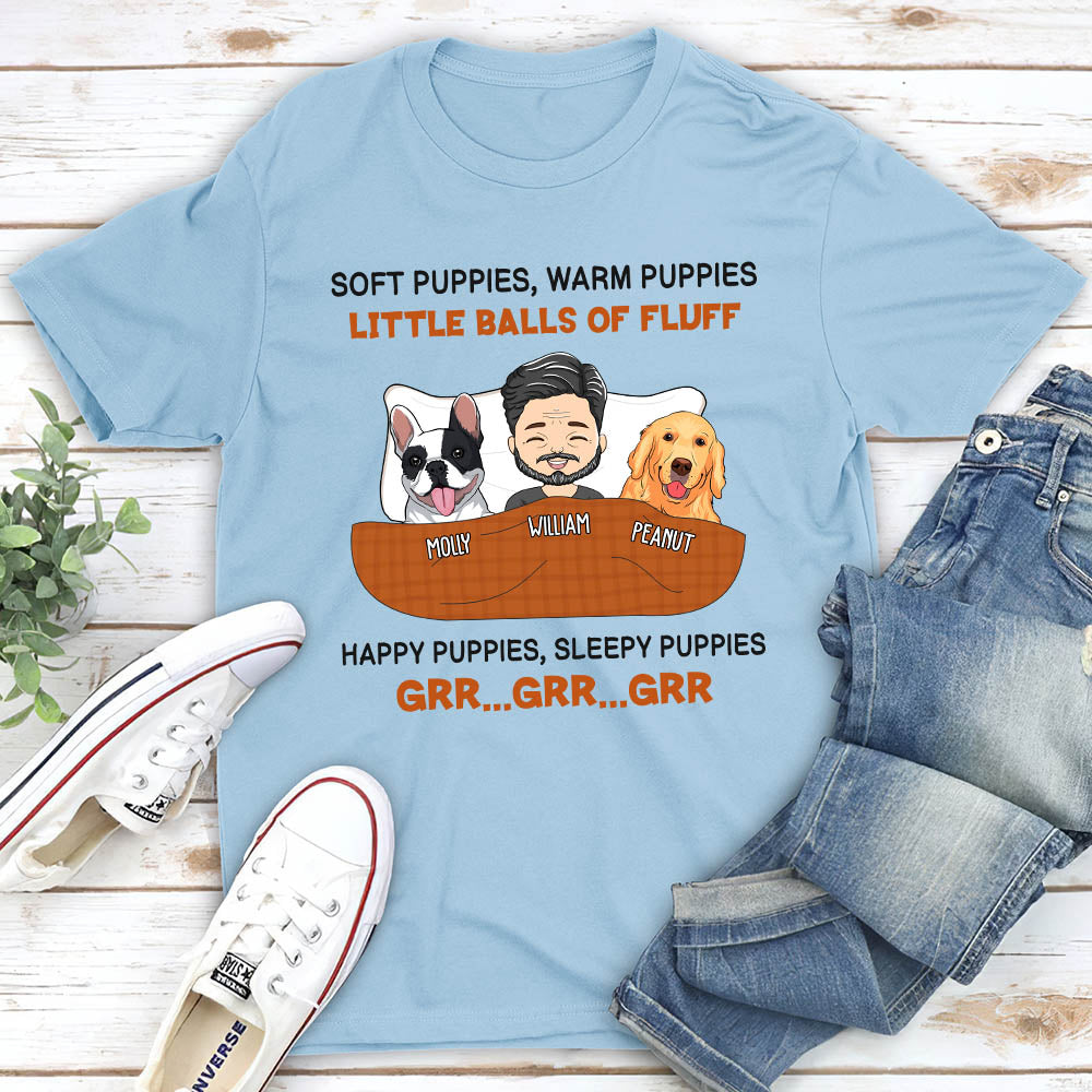 Soft Puppy, Warm Puppy - Personalized Custom Unisex T-shirt