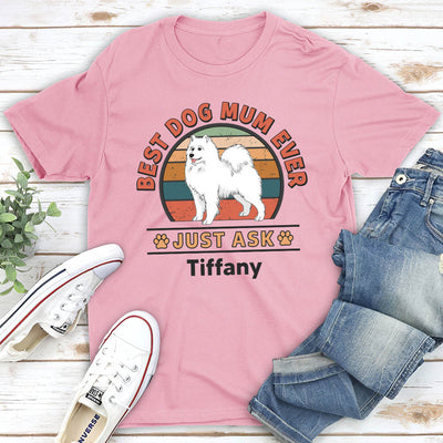 Best Dog Ever Retro - Personalized Custom Unisex T-shirt