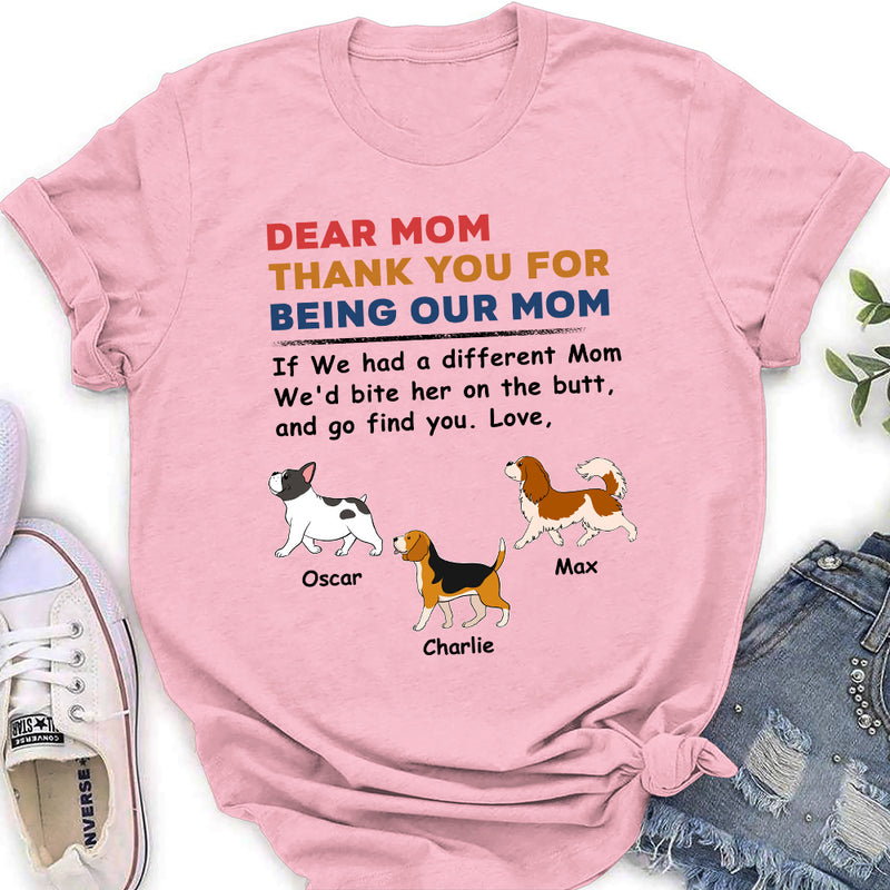 Dogs Bite Butt - Personalized Custom Women&