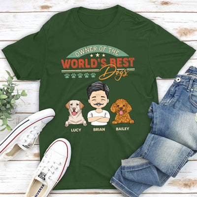 World’s Best Dog - Personalized Custom Unisex T-shirt