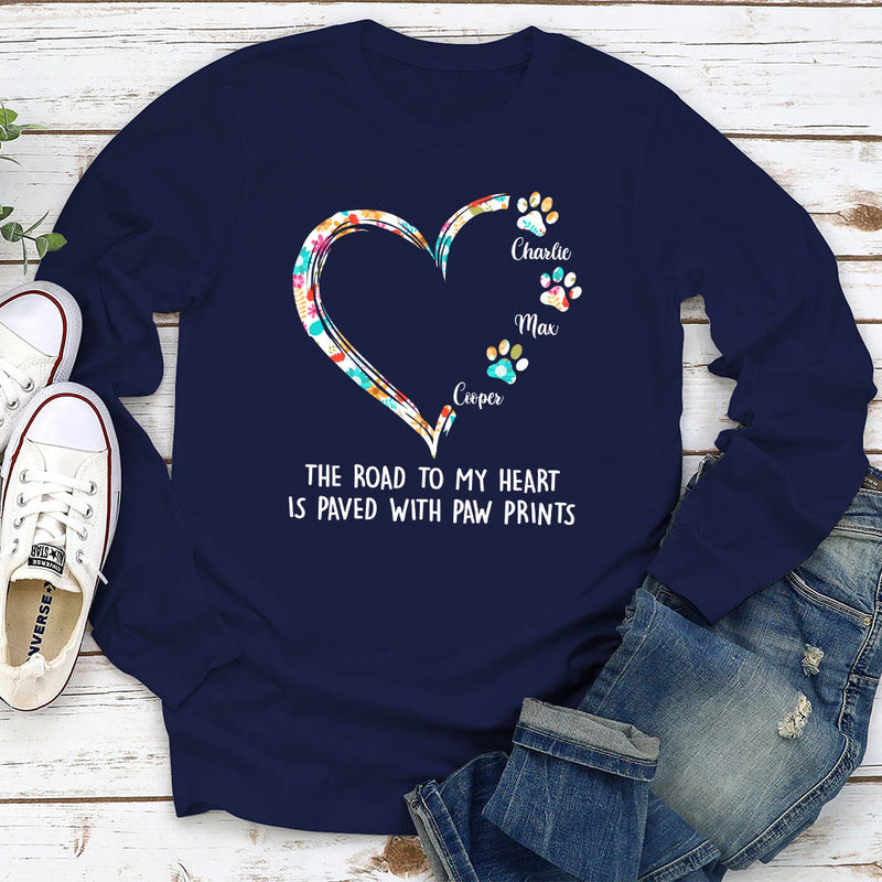 Road To Heart 2 - Personalized Custom Long Sleeve T-shirt