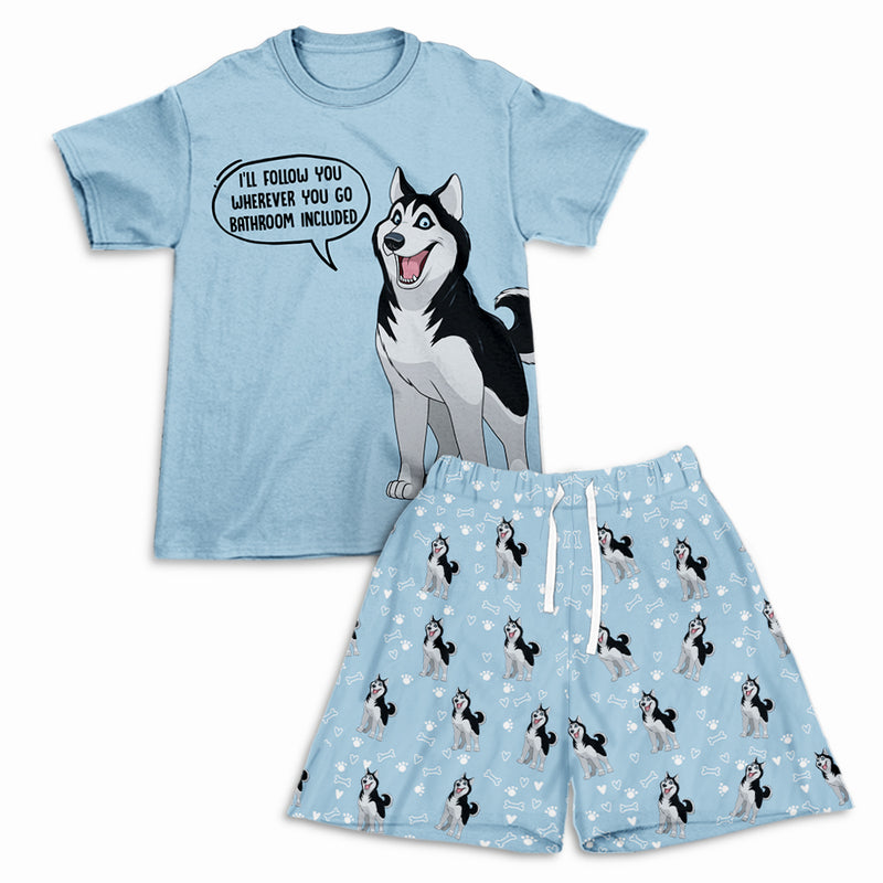 Follow You - Personalized Custom Short Pajama Set
