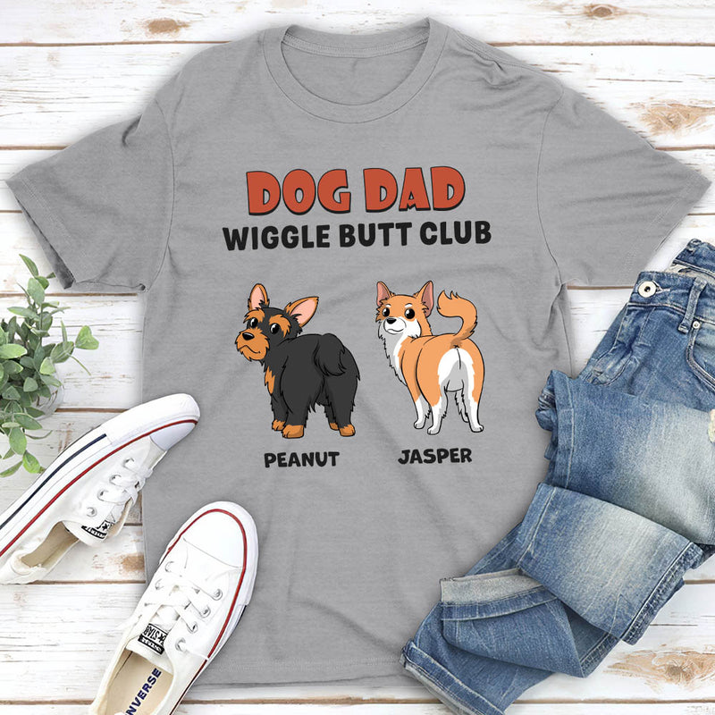 Wiggle Butt Club 2 - Personalized Custom Unisex T-shirt