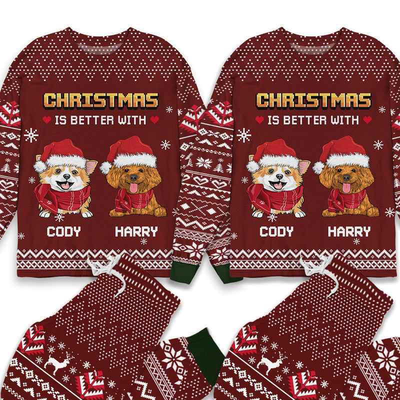 Christmas Better - Personalized Custom Matching Pajama Set