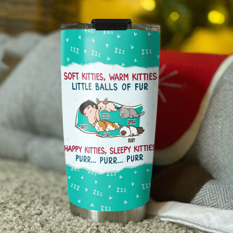 Soft Kitty Warm Kitty - Personalized Custom Tumbler