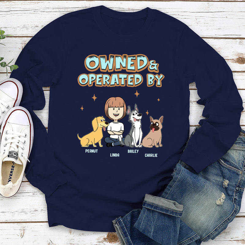 Owned & Operated - Personalized Custom Long Sleeve T-shirt