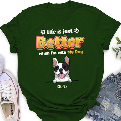 No Best Only Better - Personalized Custom Women's T-shirt