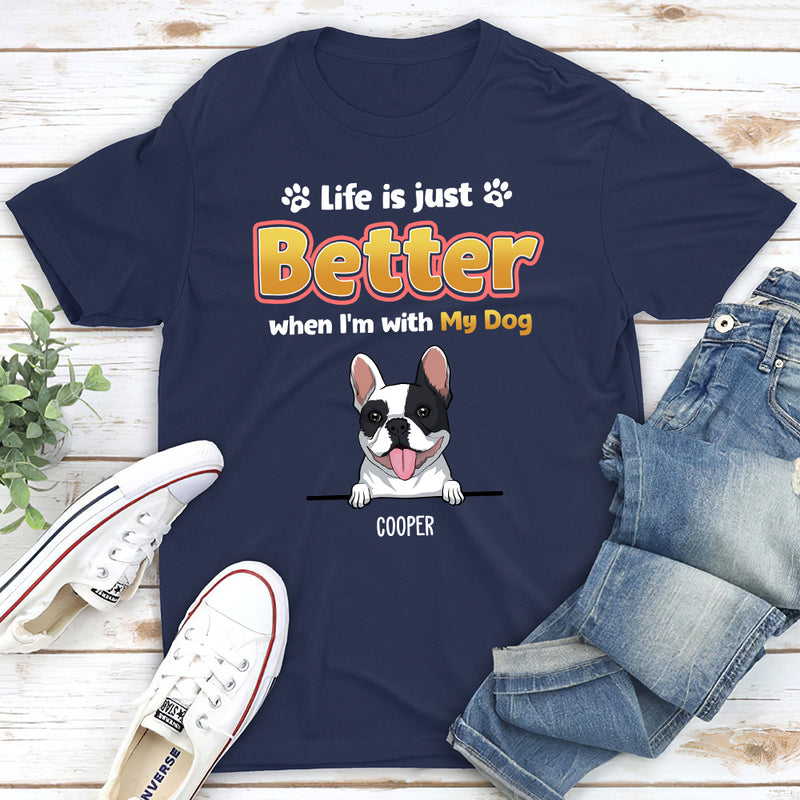 No Best Only Better - Personalized Custom Unisex T-shirt