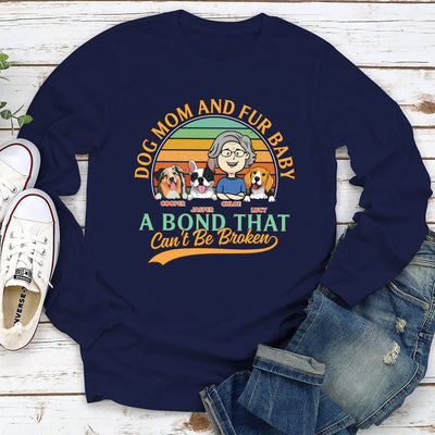 Dog Mom & Fur Baby - Personalized Custom Long Sleeve T-shirt