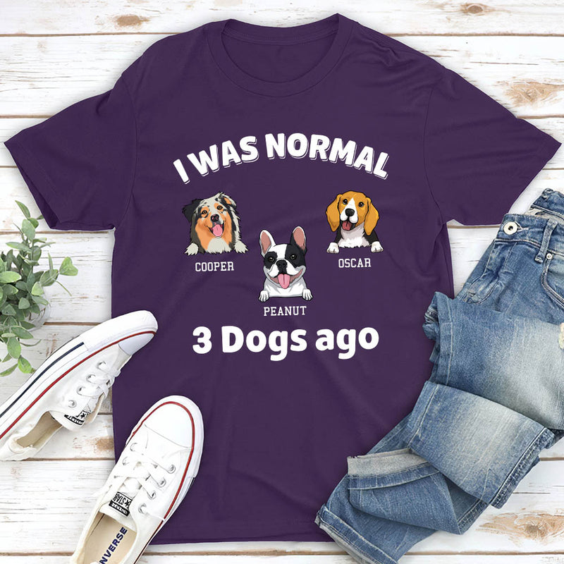 I Was Normal - Personalized Custom Unisex T-shirt