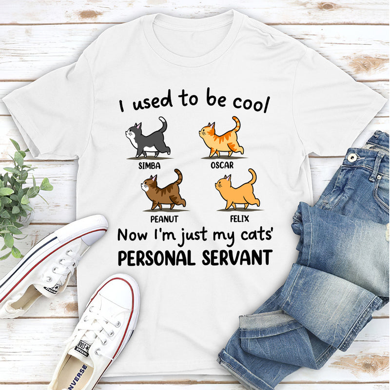 Just My Cat Servant - Personalized Custom Unisex T-Shirt