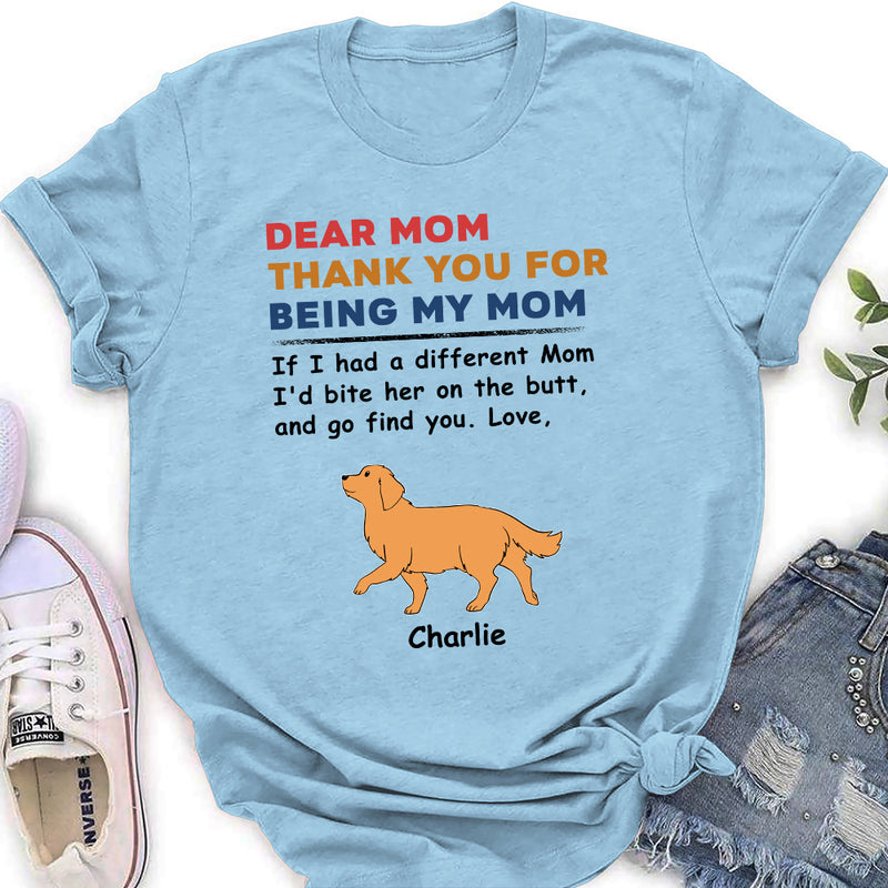 Dogs Bite Butt - Personalized Custom Women&