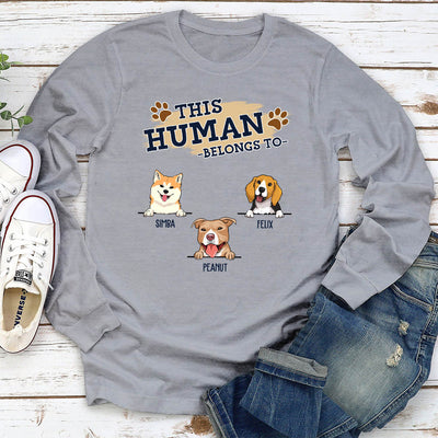 The Human - Personalized Custom Long Sleeve T-shirt