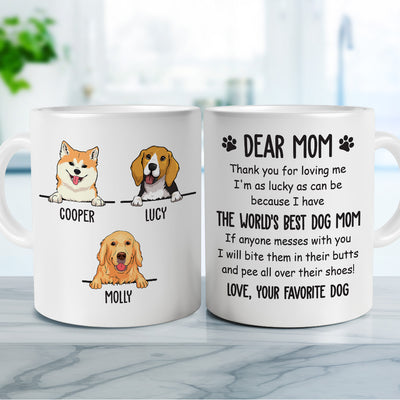 World's Best Dog Dad - Personalized Custom Coffee Mug