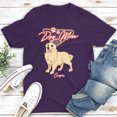 Dog Mom Dad - Personalized Custom Unisex T-shirt