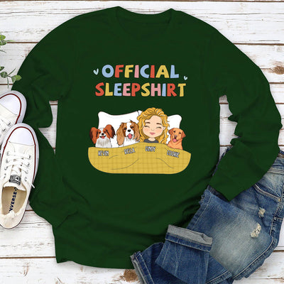 Happy Sleepshirt - Personalized Custom Long Sleeve T-shirt